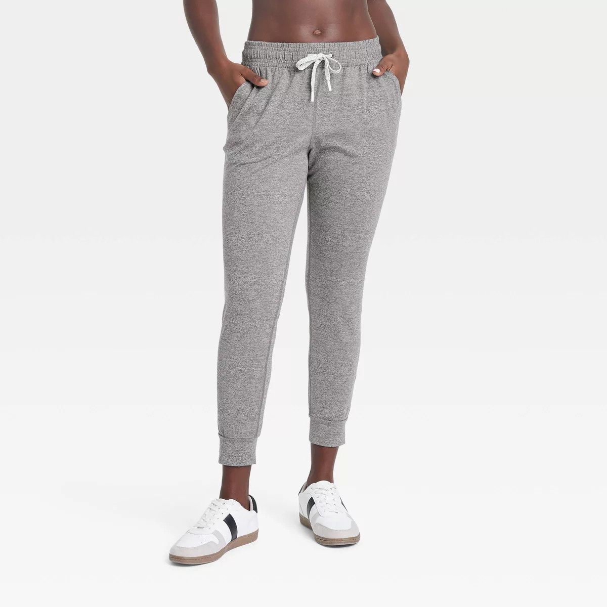 Women's Soft Stretch Mid-Rise Joggers - All In Motion™ | Target