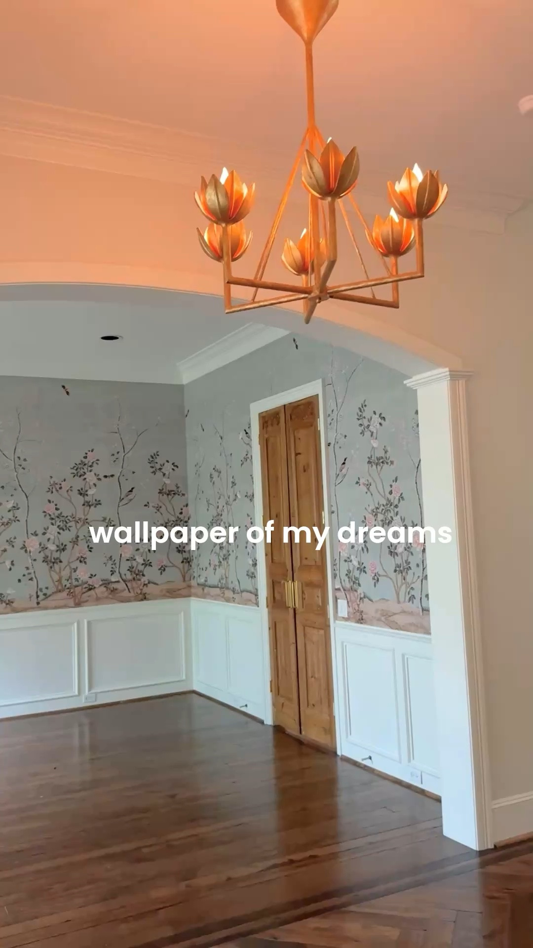 My new gorgeous wallpaper mural! Giverney silver lake 😍 I have 11ft ceilings and these are 96” panels 

#LTKHome