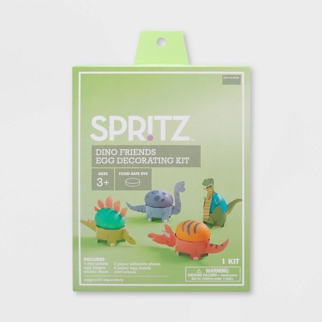 Dino Friends Easter Egg Decorating Kit - Spritz&#8482; | Target