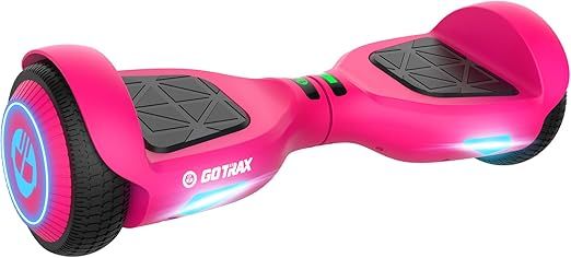 Gotrax Edge Hoverboard with 6.5" LED Wheels & Headlight, Top 6.2mph & 2.5 Miles Range Power by Du... | Amazon (US)