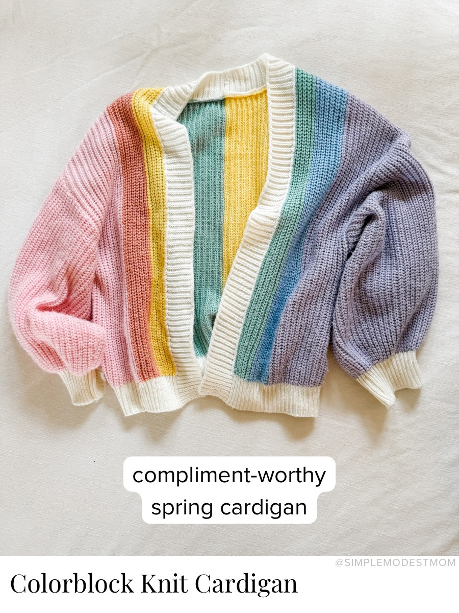 This cardigan is giving all the bright spring vibes and gets compliments every single time I wear it. It’s such a fun piece to throw on with jeans, leggings, or even over a simple dress.

#LTKootd #LTKOver40 #LTKSeasonal