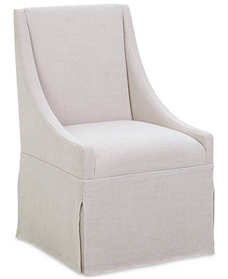 Furniture CLOSEOUT! Astor Upholstered Castered Dining Chair & Reviews - Furniture - Macy's | Macys (US)