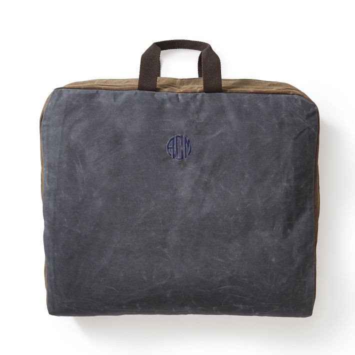 Waxed Canvas Garment Bag | Mark and Graham