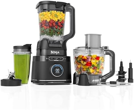 Ninja Kitchen System | Food Processor & Blender with BlendSense Technology | 8-Cup Bowl & 24-oz. ... | Amazon (US)