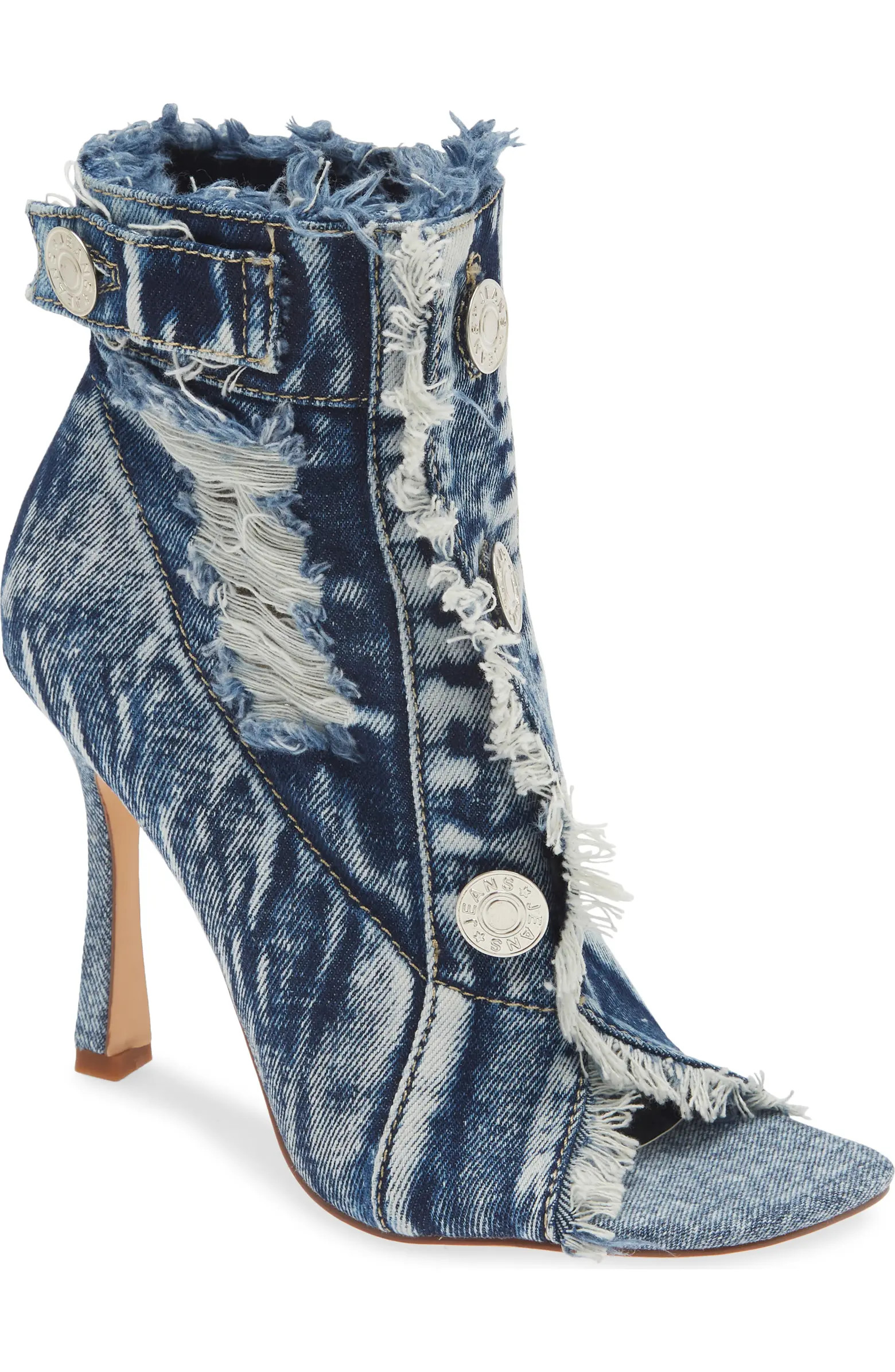 AZALEA WANG Tandy Open Toe Bootie (Women) | Nordstrom | Nordstrom