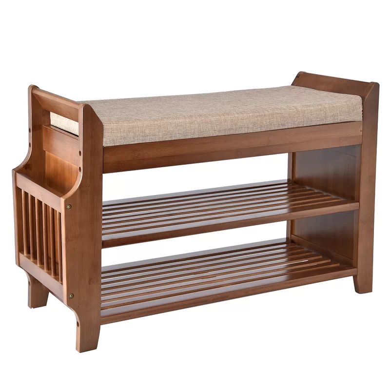 Bamboo 6 Pair Shoe Storage Bench | Wayfair North America