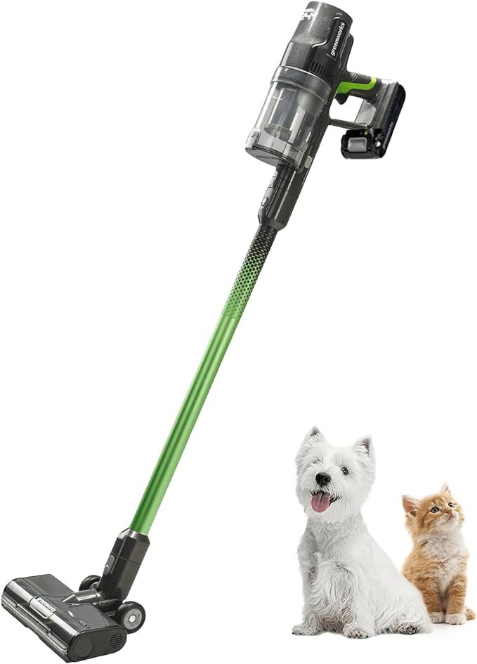 Greenworks 24V Brushless Cordless Stick Vacuum, Lightweight, Handheld, Pet, Anti-Allergen HEPA Fi... | Amazon (US)
