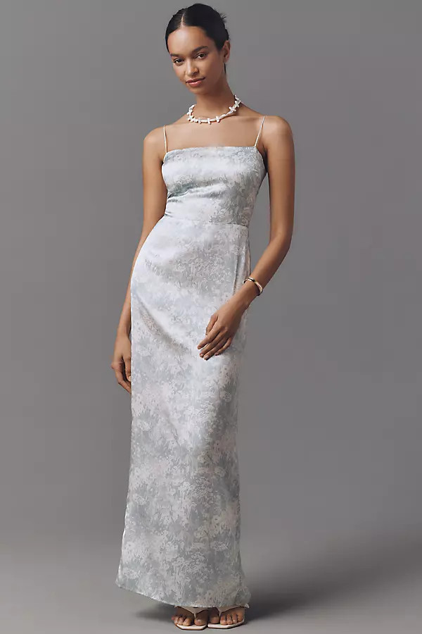 Frankie Silk Maxi Dress | Anthropologie (US)