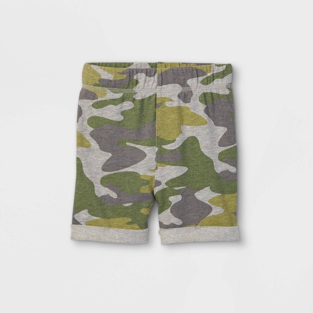 Toddler Boys' Camo Pull-On Shorts - art class Heather Gray 3T | Target