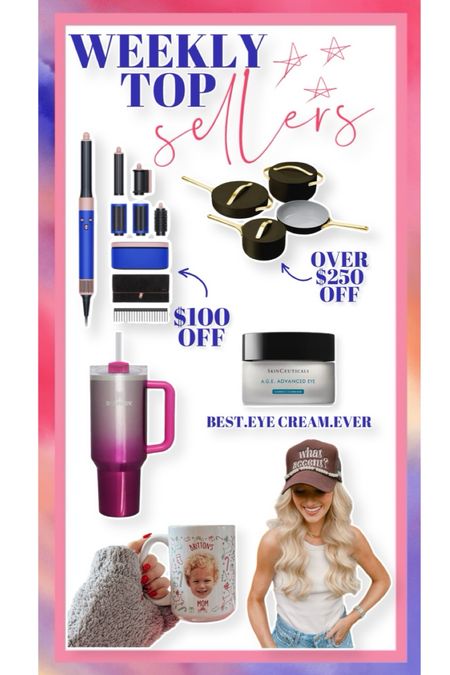 top sellers this week - picks by you!

@dyson / @stanley / my hat charm collection / @caraway my pots & pans / AGE eye cream / custom mug

#LTKHoliday #LTKGiftGuide #LTKSeasonal