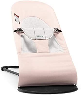 BABYBJORN Bouncer Balance Soft - Light Pink/Gray, Jersey Cotton | Amazon (US)