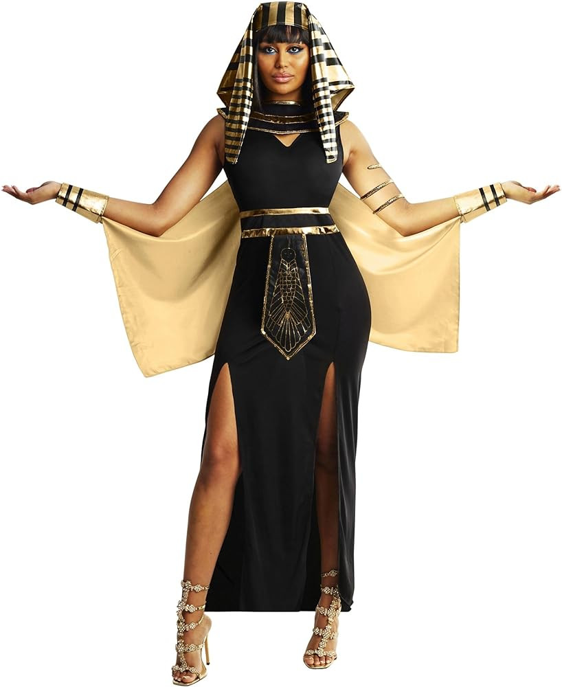 Morph Cleopatra Costume Women, Egyptian costume womens, Egyptian Goddess Costumes, Halloween Cost... | Amazon (US)
