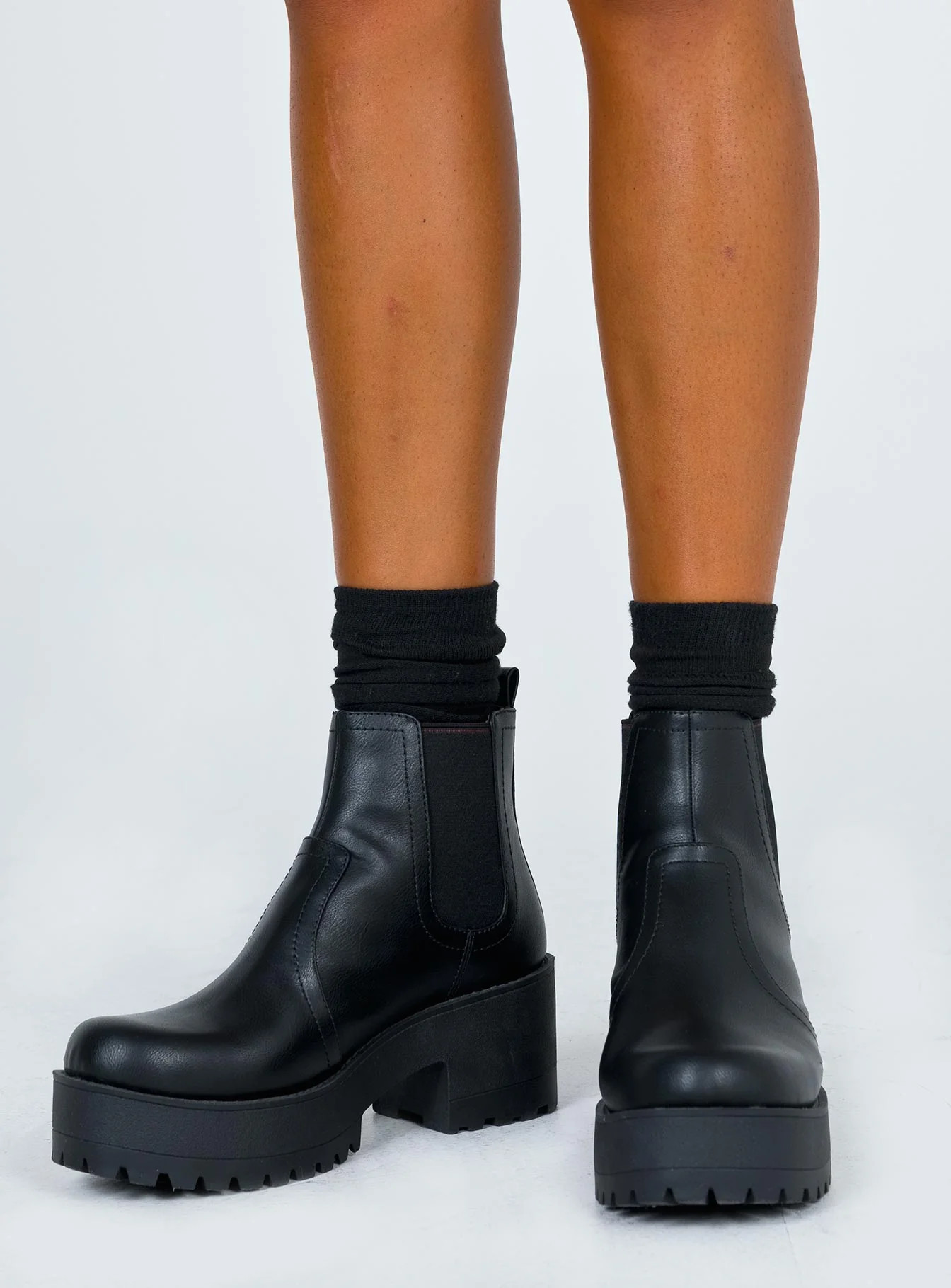 Lipstik Eamon Boots Black | Princess Polly US