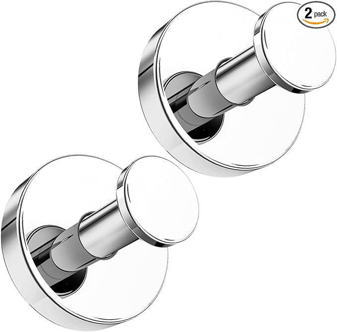 Heavy-Duty Suction Cup Hooks for Shower, Bathroom, Glass, Smooth Tile – Waterproof, Rustproof, ... | Amazon (US)