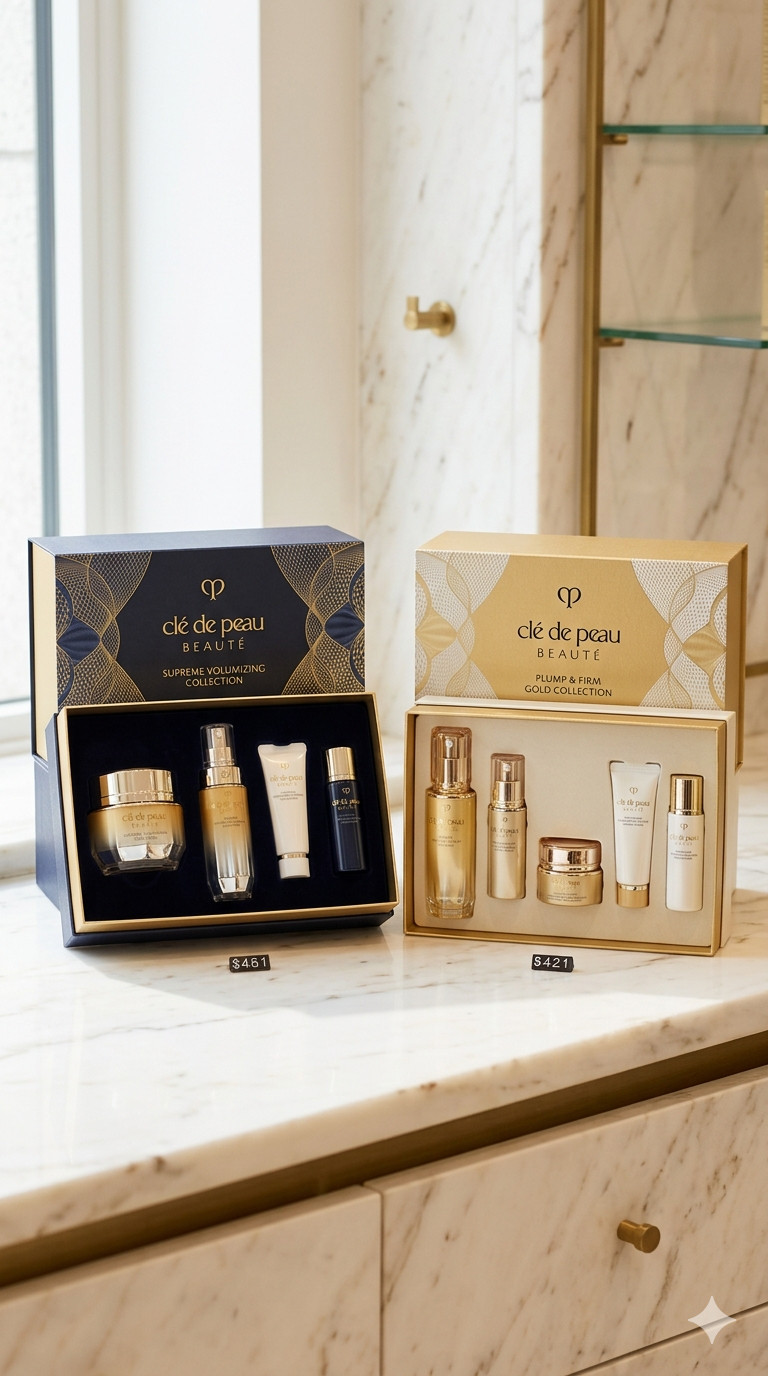 Such a good Clé de Peau Beauté restock moment right now. Their gift sets are 20% off on the official site, which makes this a great time to look at the Supreme Volumizing Collection ($481 value) and the Plump & Firm Gold Collection ($421 value). Both are beautifully packaged multi-piece sets — perfect if you're focused on firming, plumping, or just treating yourself to one of the best luxury skincare lines out there. 

 #LTKselfcare #LTKBeauty
