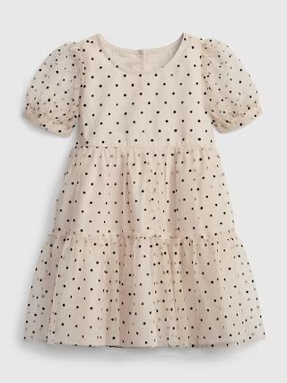 Toddler Tiered Polka-Dot Print Dress | Gap (US)