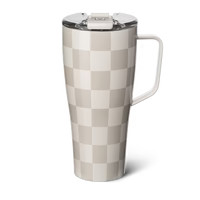 Tan Checker Toddy XL 32oz | BruMate