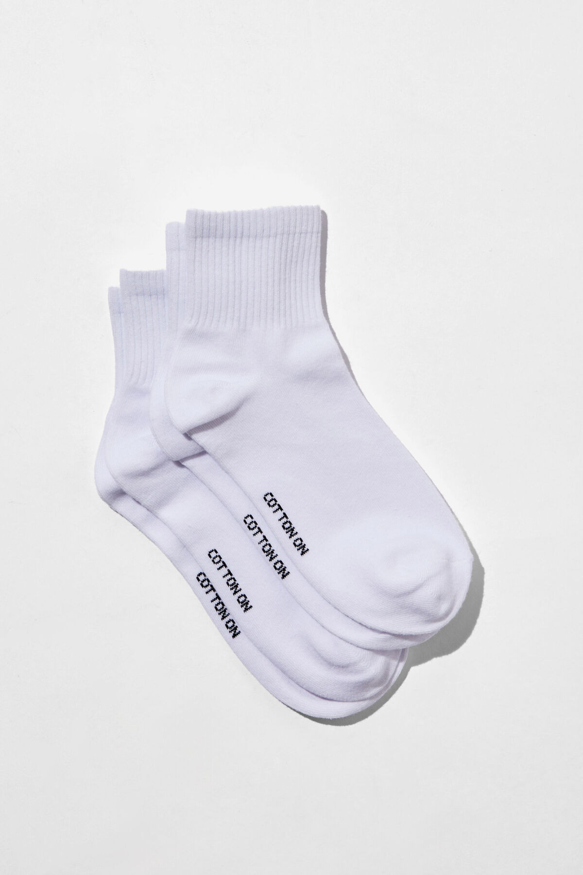 The Perfect Pair Quarter Crew Sock 2Pk | Cotton On (US)