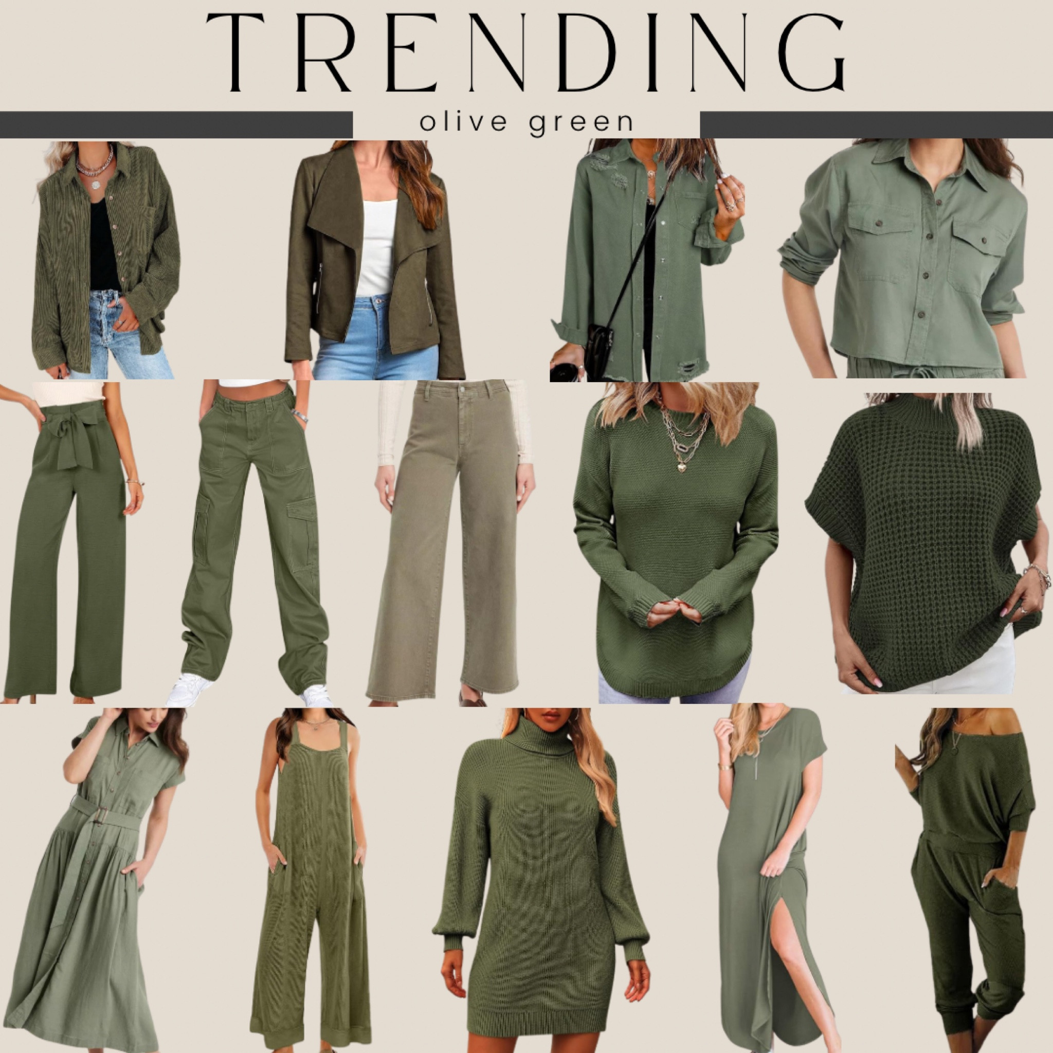 TRENDING fall color olive green

#LTKFallSale #LTKSeasonal #LTKStyleTip
