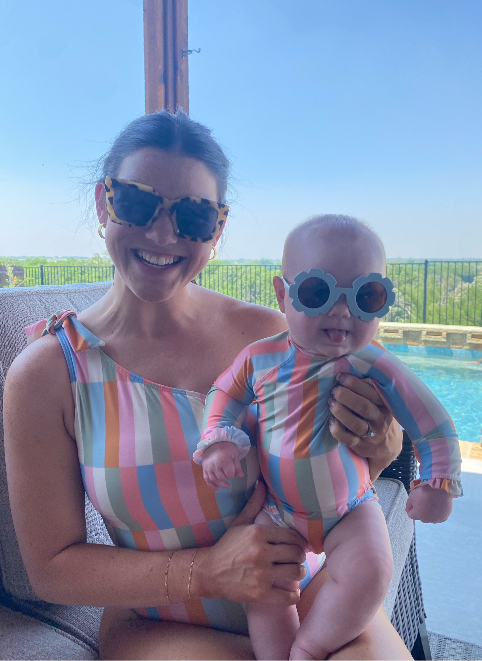 matching swimmies with my baby ☀️

#LTKFamily #LTKBaby