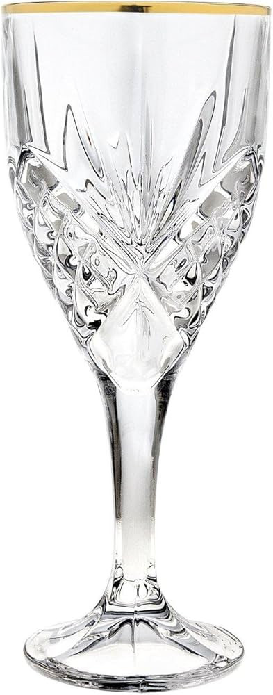 Godinger Dublin Wine Glasses, Stemmed Wine Glass Goblets - 9oz, Set of 4 | Amazon (US)