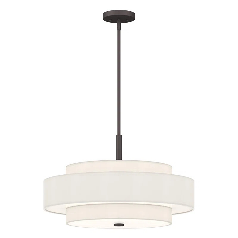 Flaire 5 - Light Dimmable Drum Chandelier | Wayfair North America