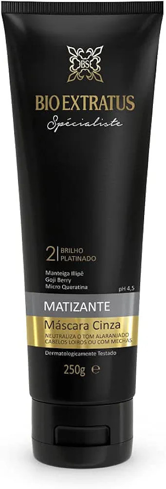 Máscara Capilar Bio Extratus Specialiste Matizante Cinza 250g | Amazon (BR)