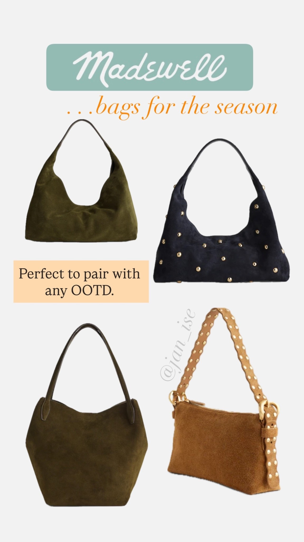 Madewell bags for the season!

#LTKMidsize #LTKSeasonal #LTKStyleTip