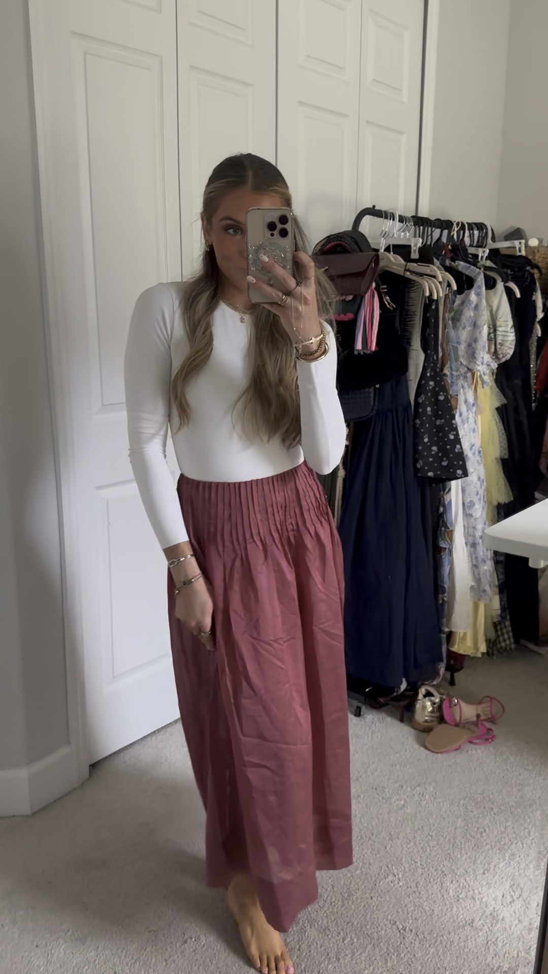 Target Women's Drop Waist Pleated Midi Skirt - Future Collective size 00.  This is a new collection from Target Future Collective line the cutest pieces for spring style! 

@target @targetstyle #target #targetstyle #targetfashion #targethaul #targetfinds #targetdoesitagain target, target style, target haul, target finds, target fashion. 

#LTKWorkwear #LTKFindsUnder50 #LTKWatchNow