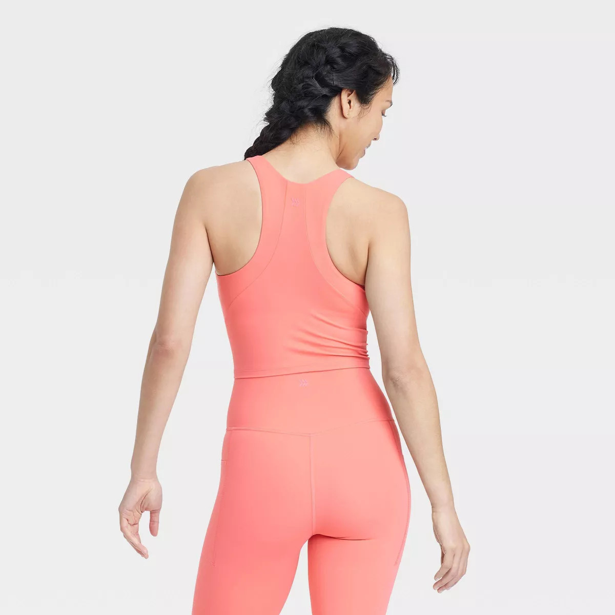 Women's Everyday Soft High Neck Cropped Support Tank Top - All In Motion™ | Target