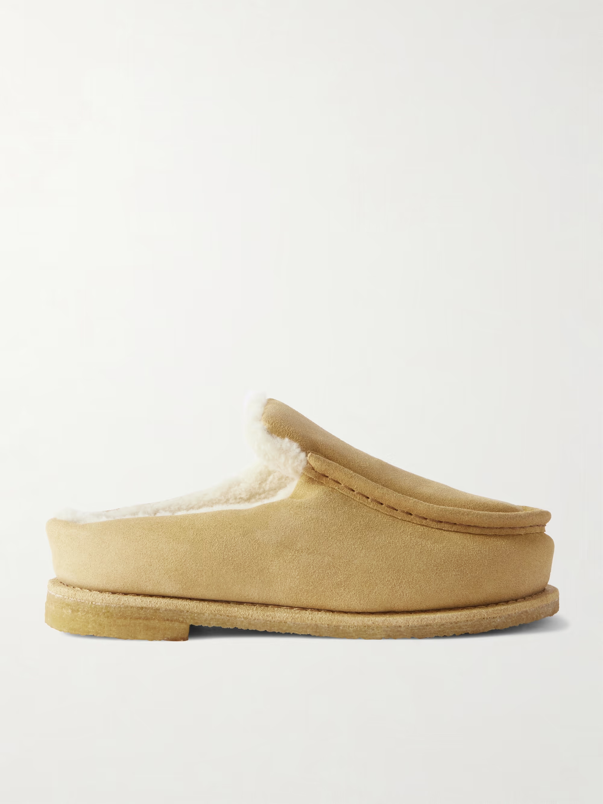 Shearling-lined suede loafers | NET-A-PORTER (UK & EU)
