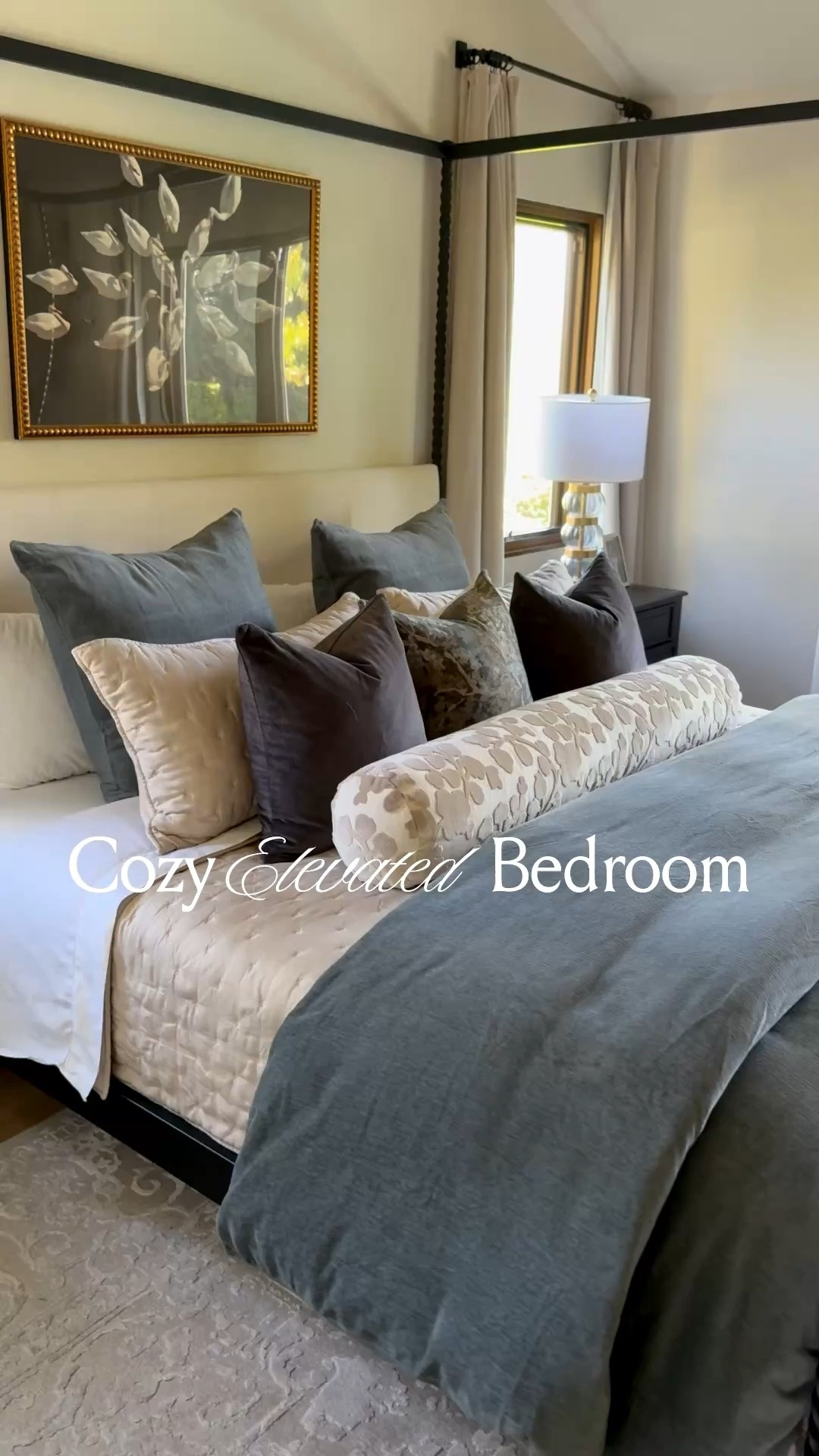 Cozy elevated bedding 🤍 Colors and sizing below!

Duvet Cover: Steel Blue
Insert: Ultra Plush
Quilt: Sand
Velvet Pillows: Ebony
Lumbar: 9”x48”

#LTKHome #LTKSaleAlert #LTKdayinmylife