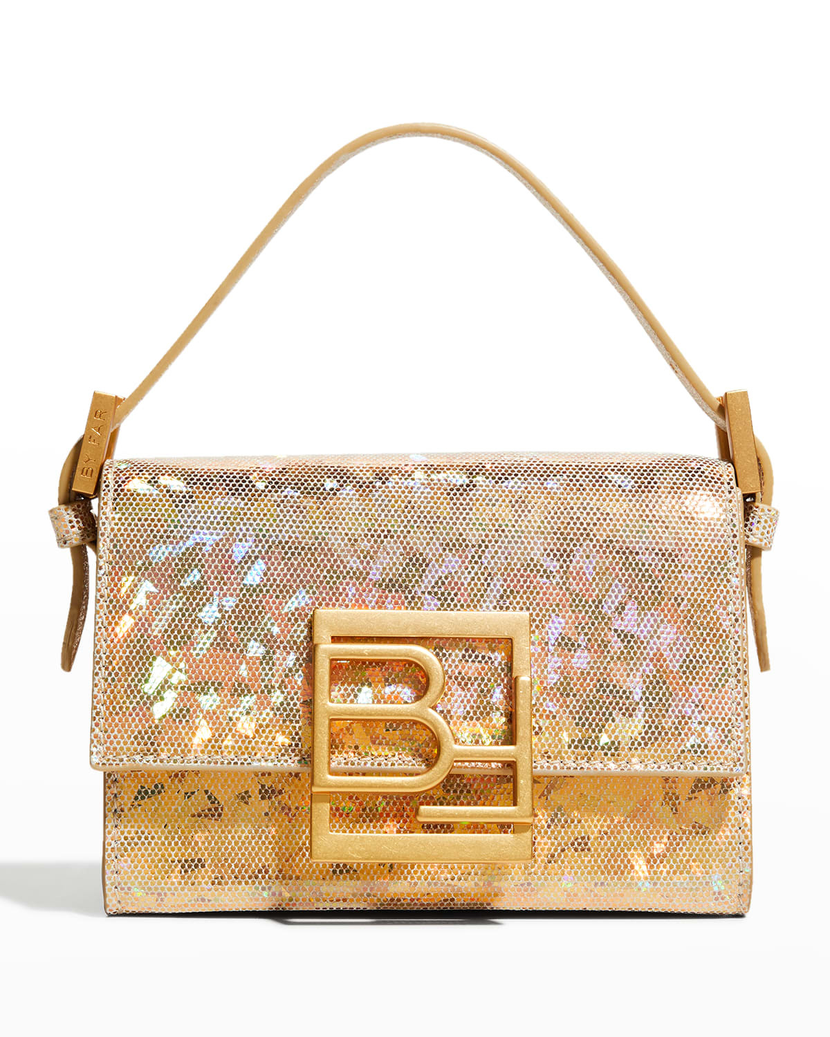 Fran Hologram Leather Crossbody Bag | Neiman Marcus