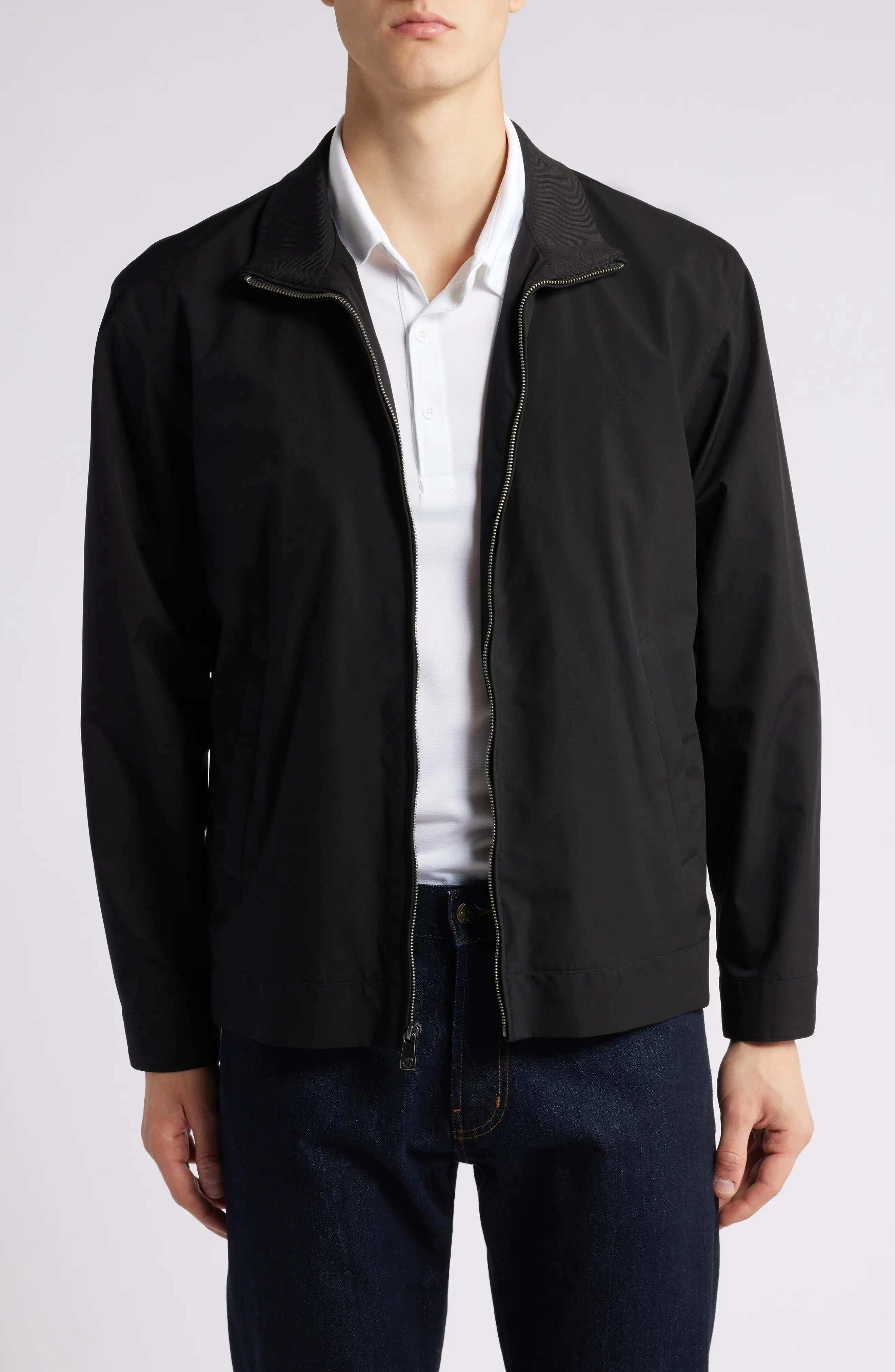 Hart Schaffner Marx Ryan Waterproof Jacket in Navy at Nordstrom, Size Medium | Nordstrom