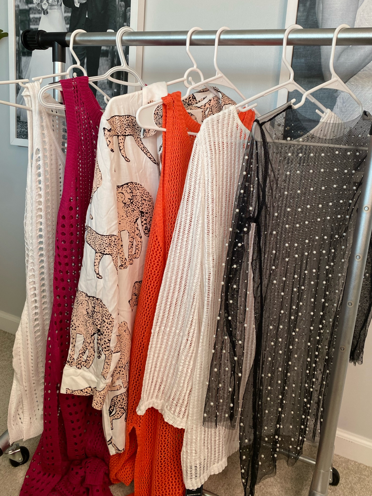 Women’s swimsuit coverups- bright swimsuit cover-ups, Amazon summer fashion, beaded cover up, leopard cover up, summer fashion find, vacation must haves, vacation style

#LTKunder50 #LTKswim #LTKSeasonal