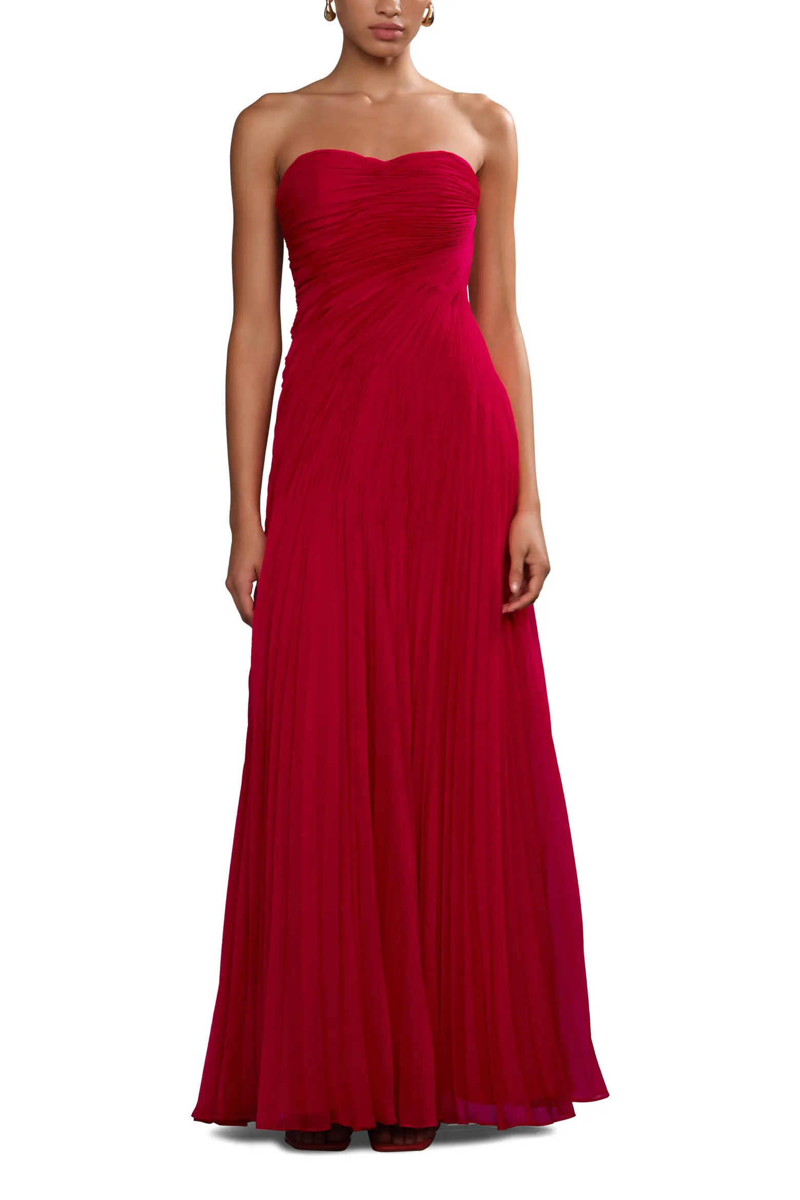 Elea asymmetrical pleated gown (Women) | Nordstrom | Nordstrom