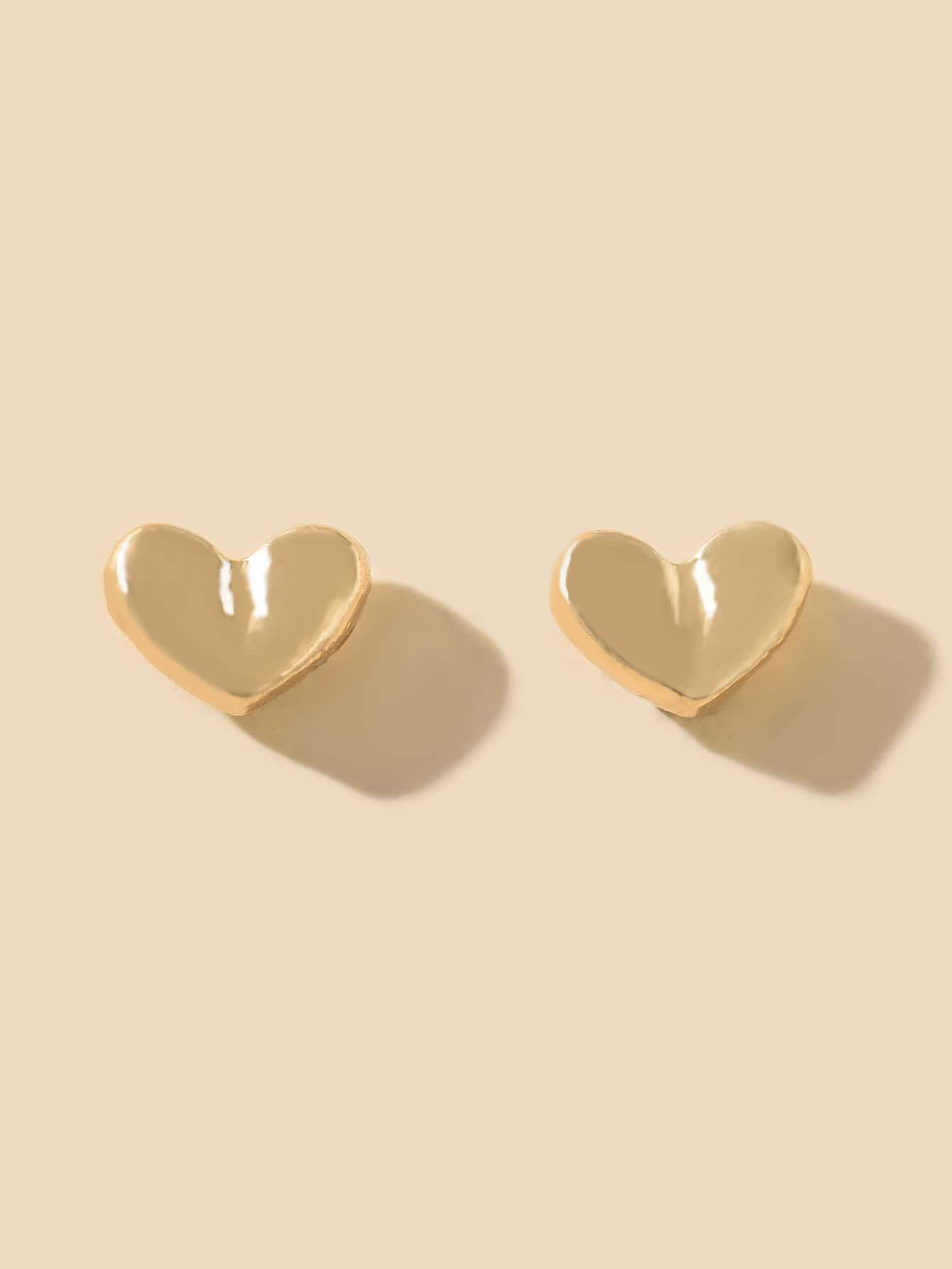 Heart Stud Earrings | SHEIN