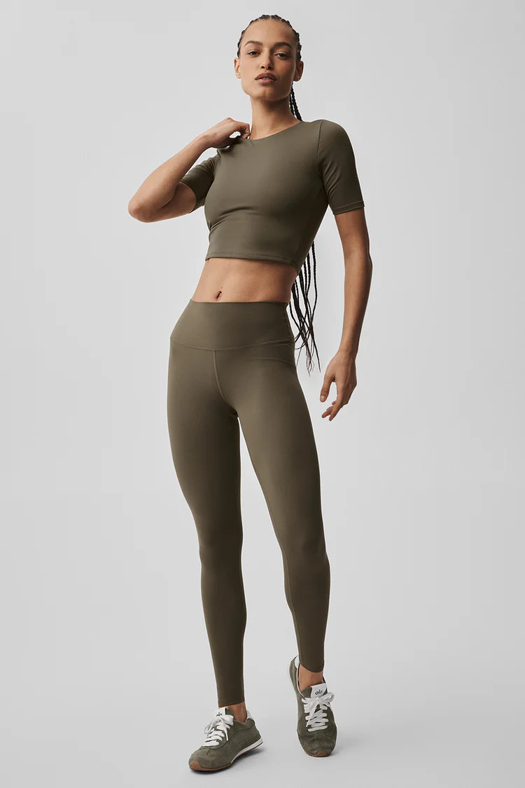 ALO Softsculpt Precision Half Sleeve Tee | Alo Yoga (US)