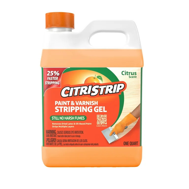 CitriStrip Paint & Varnish Stripping Gel, Citrus Scent, 1 Quart | Walmart (US)