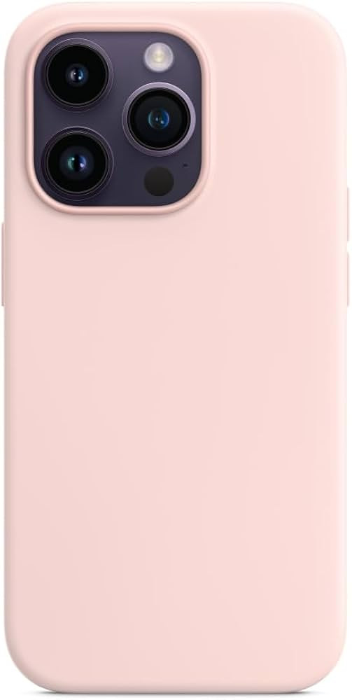 Silicone Case Compatible with iPhone 14 Pro Max 6.7 inches (Chalk Pink) | Amazon (US)