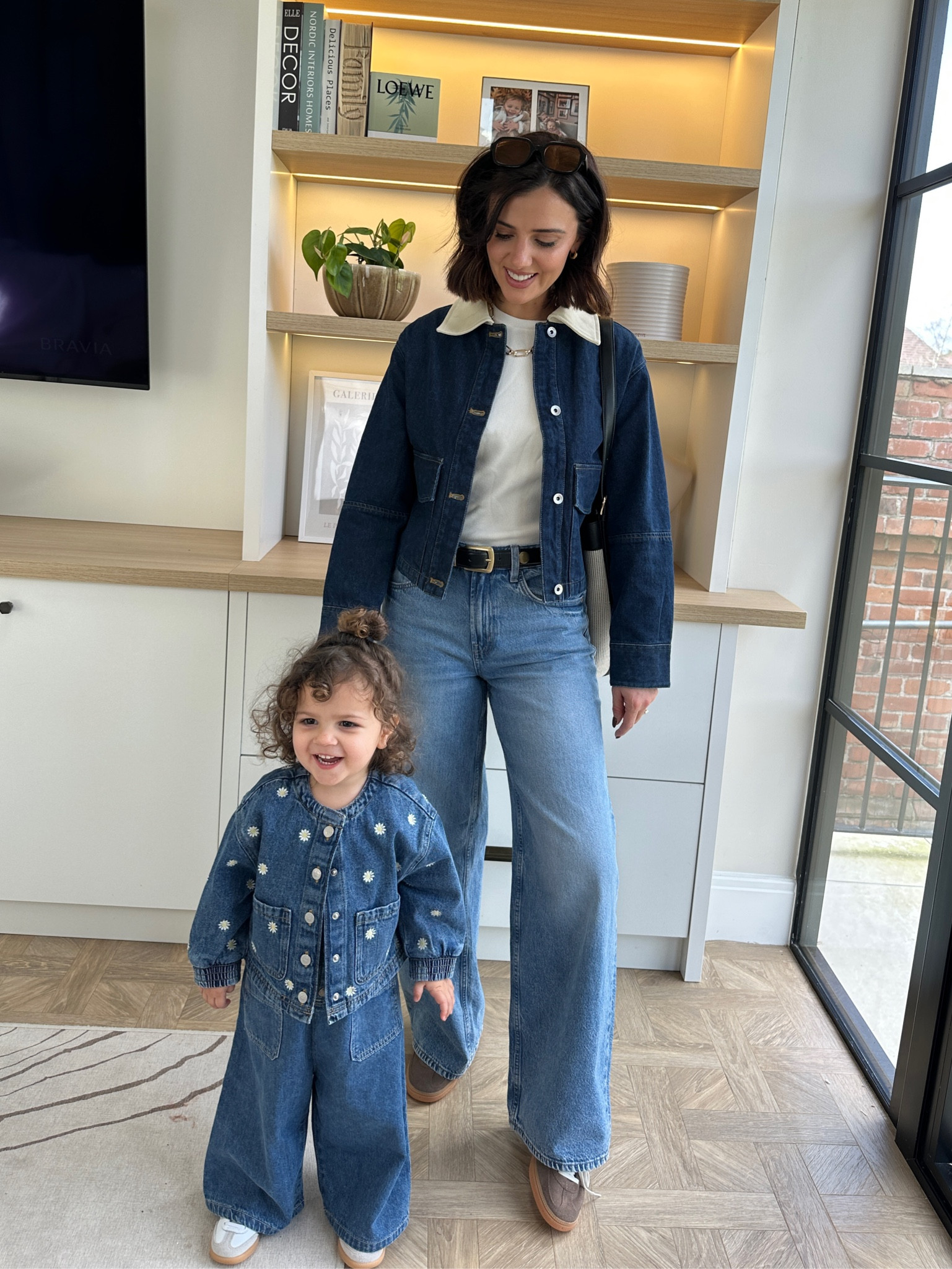 Double denim with my girl 💙