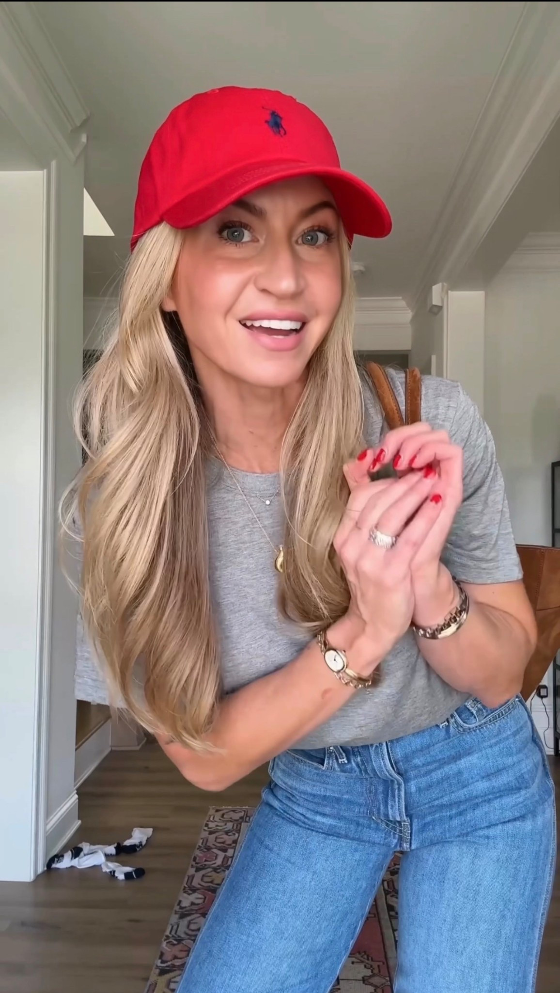 Easy breezy school pickup outfit. 
Grey tee: it’s men’s and runs a little bit oversized, wearing a small.
Veronica Beard high rise, wide leg denim: ON SALE for $160 off right now (it’s the fist Shopbop link) Run TTS, wearing a 25
Suede sperry loafers: run TTS 


#LTKgrwm #LTKootd #LTKdayinmylife