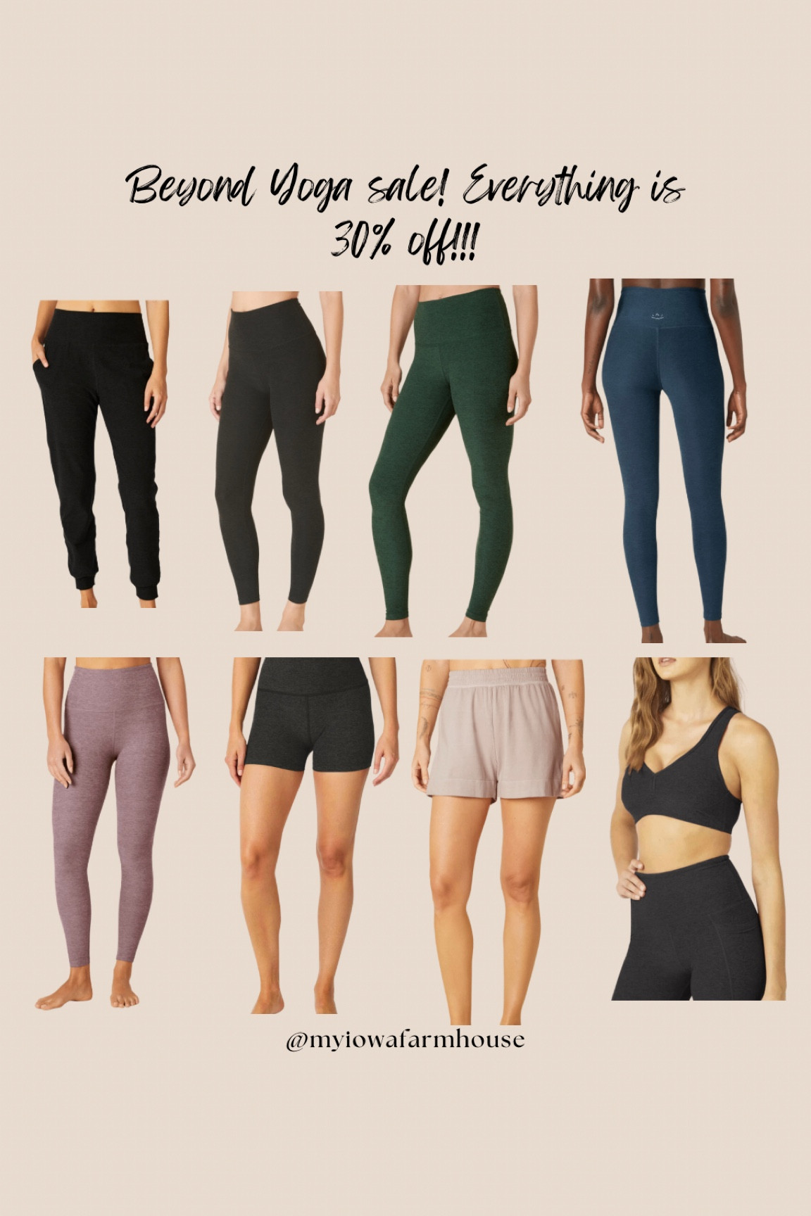 Beyond Yoga sale! Everything is 30% off. They have the softest leggings ever!! 

#LTKstyletip #LTKfit #LTKsalealert