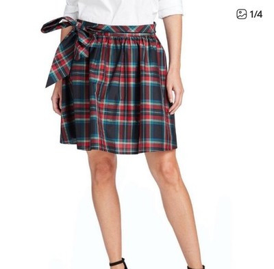 Vineyard Vines Women’s Plaid Taffeta Party Lined Silk Blend Skirt Sz 4 Rn134578 | eBay | eBay US