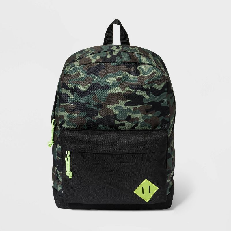 Kids' Camo Print Backpack - Cat & Jack™ Green | Target