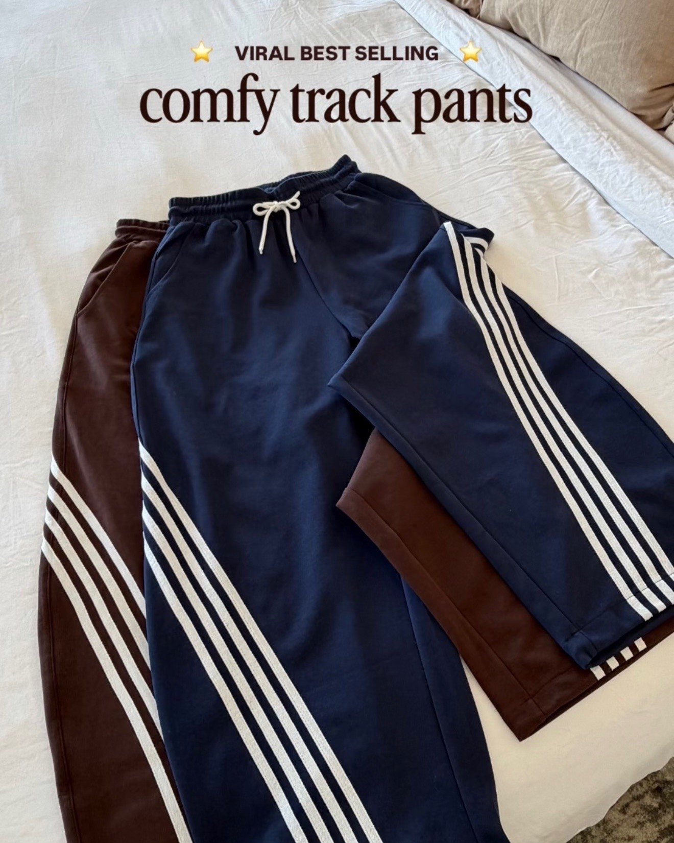 Viral comfy track pants for fall - I have these in multiple colors!!

#LTKootd #LTKOver40 #LTKSeasonal