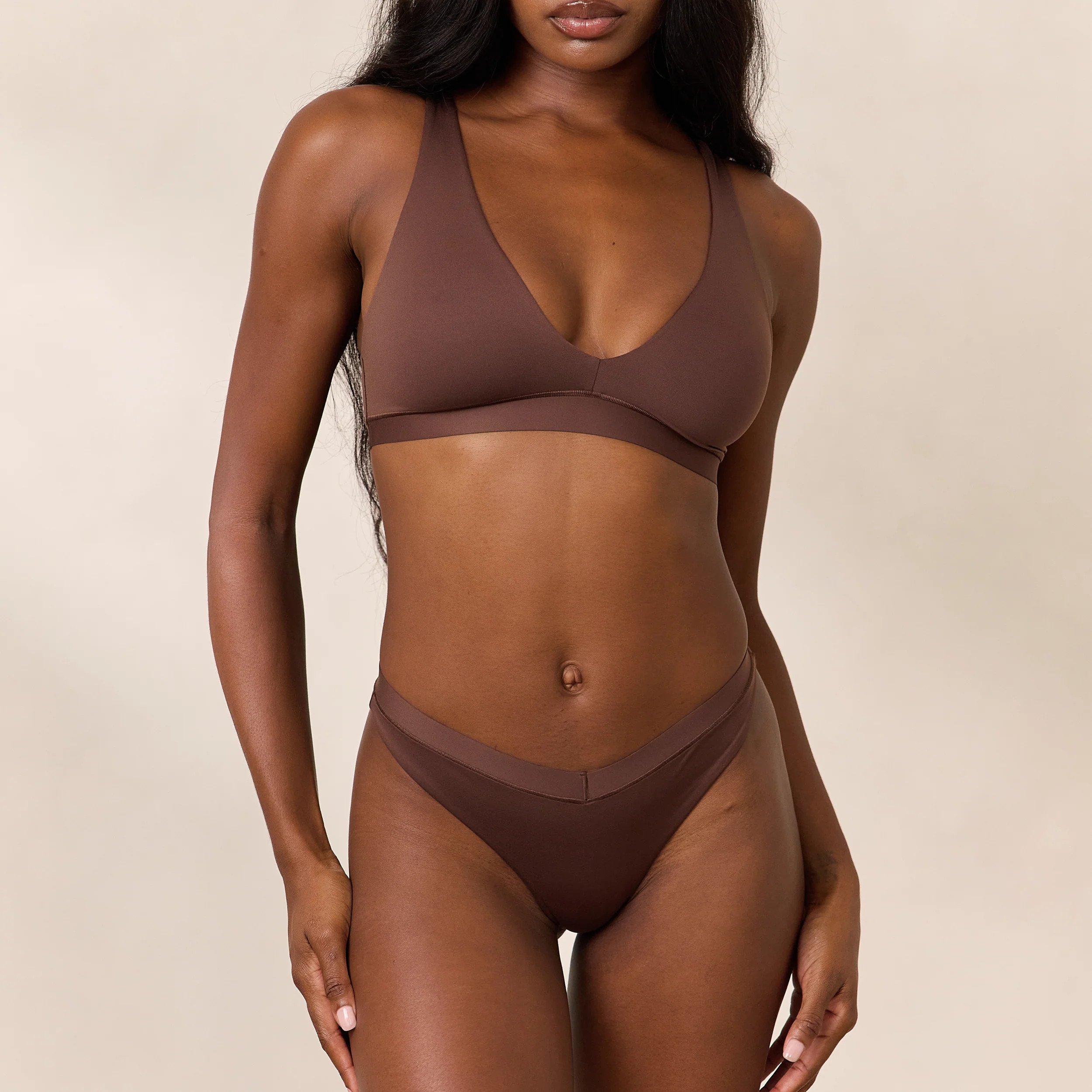 Everyday Comfort Triangle Bra - Cocoa | Lounge (UK)