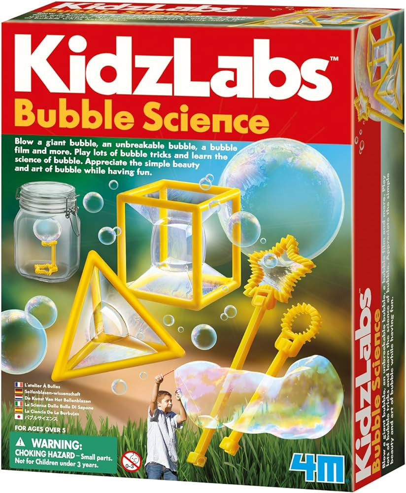 4M Toysmith: Bubble Science, Bubble Making Science Kit, Includes Recipes to Make Your Own Bubble ... | Amazon (US)