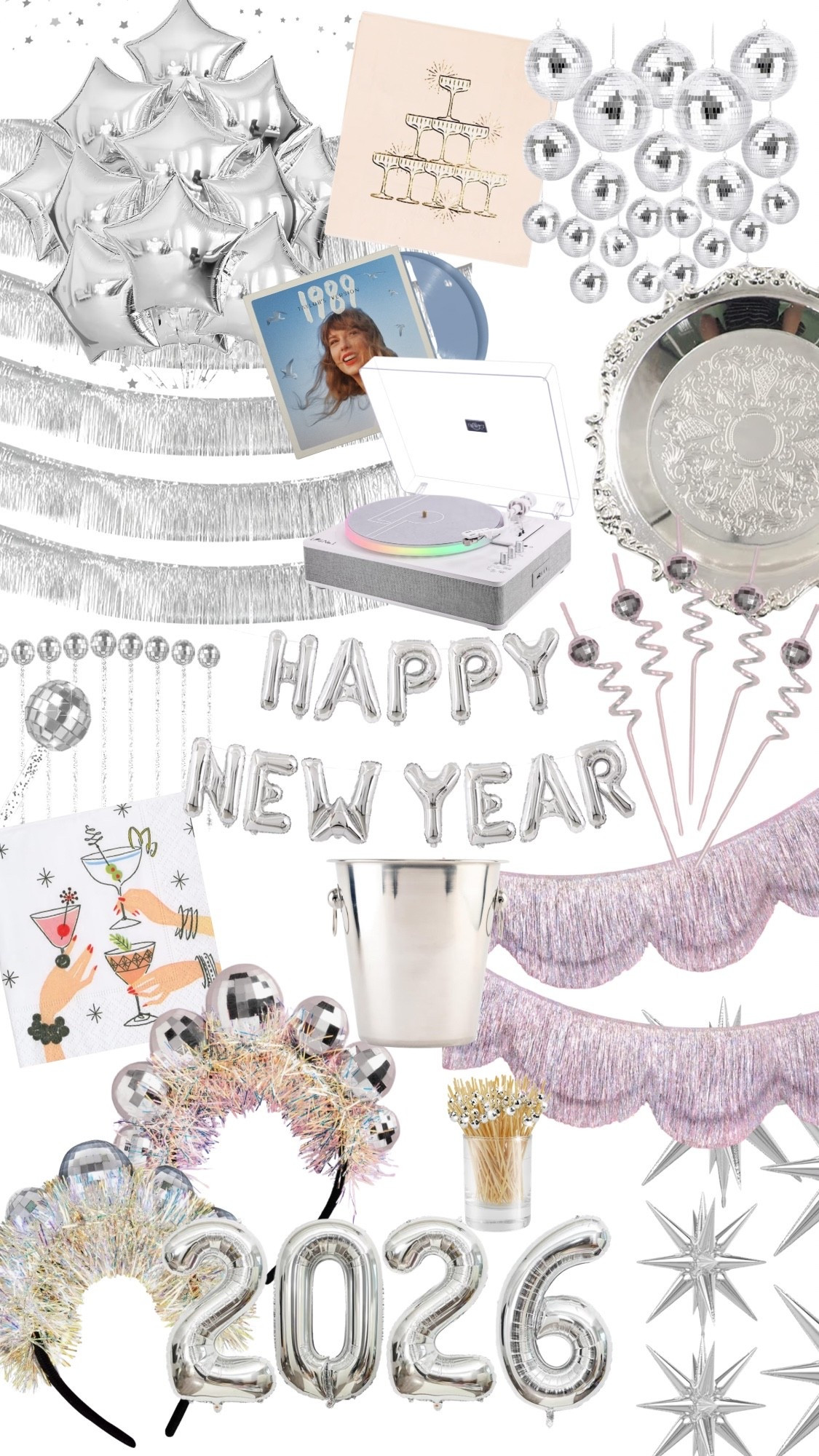 A bunch of New Years Eve items that are all from Amazon and will be here by 12/30! 

#LTKHome #LTKHoliday #LTKSeasonal