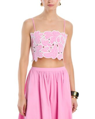 Cinq \u00e0 Sept Paisley Bloom Embroidered Top | Bloomingdale's Women | Bloomingdale's (US)